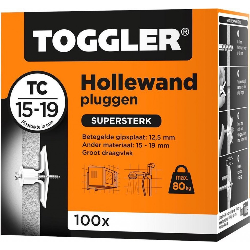 PLUG HOLLEWAND TC 15-19 DOOS 100 ST