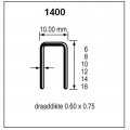 NIETEN SERIE 1400 CNK 16MM DOOS 10 MILLE