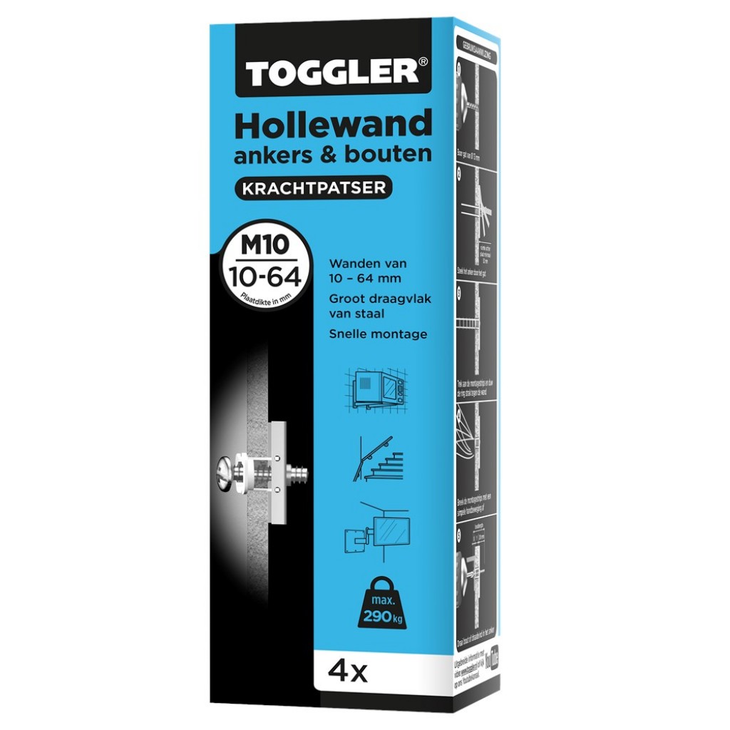 ANKER HOLLEWAND M10 10-64MM DOOS 4 ST