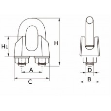 STAALDRAADKLEM RVS&nbsp; 5 MM