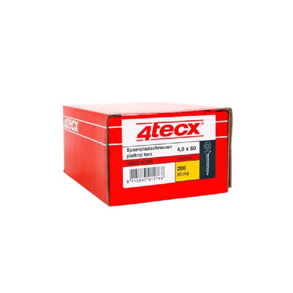 3.0 X 16 SPAANPLAATSCHROEF VERZINKT PK TX10 4TECX