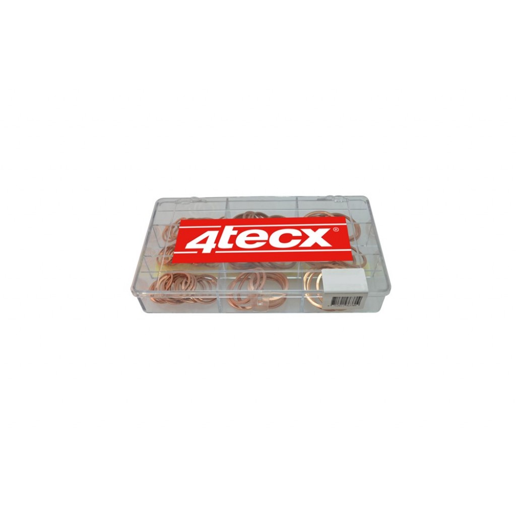 ASSORTIMENT DOOS 9-VAKS AFDICHTRING D 7603A KOPER 4TECX