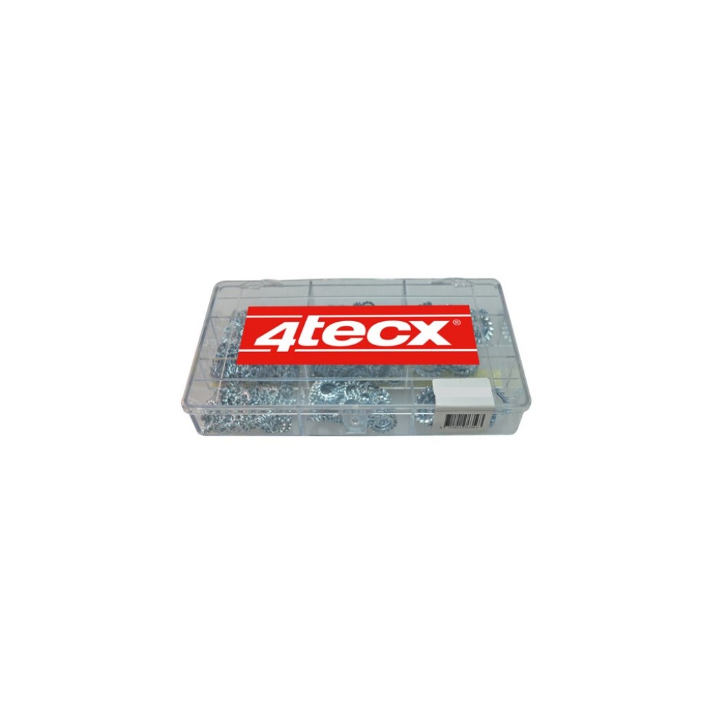 ASSORTIMENT DOOS 9-VAKS TANDVEERRING D 6798A VERZINKT 4TECX