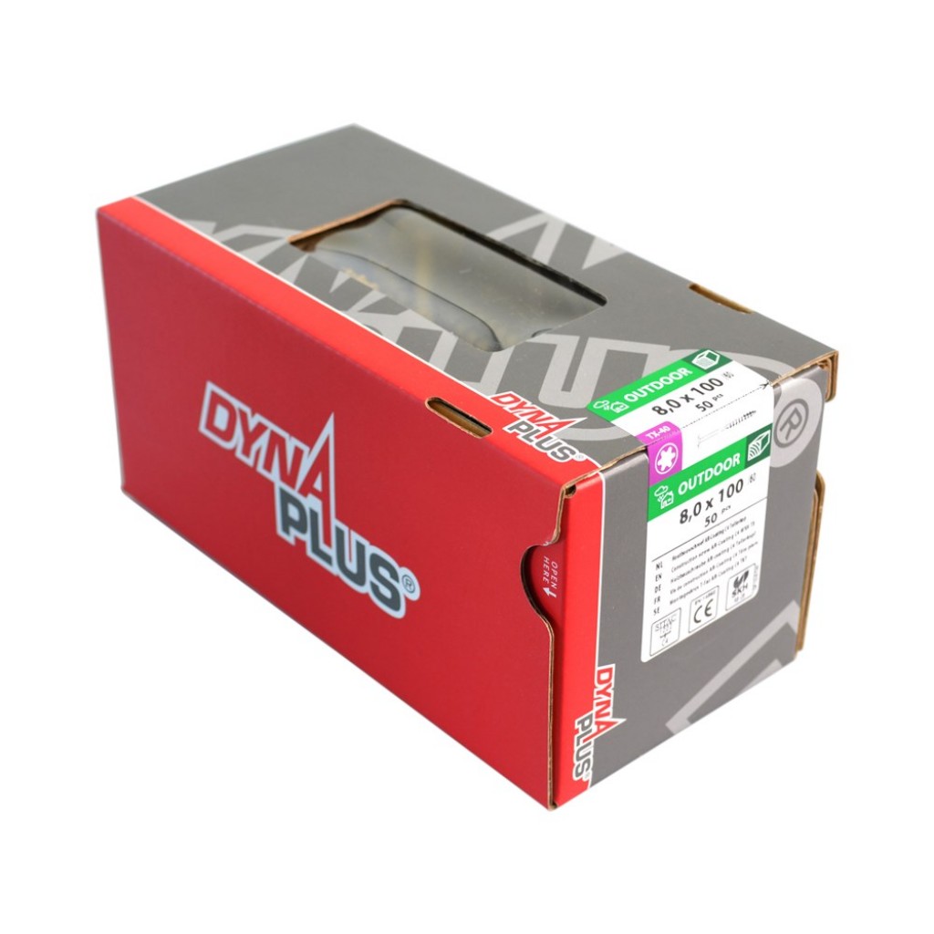 6.0 X 100/55 HOUTBOUWSCHROEF DYNAPLUS AR-BRONZE TK TX30