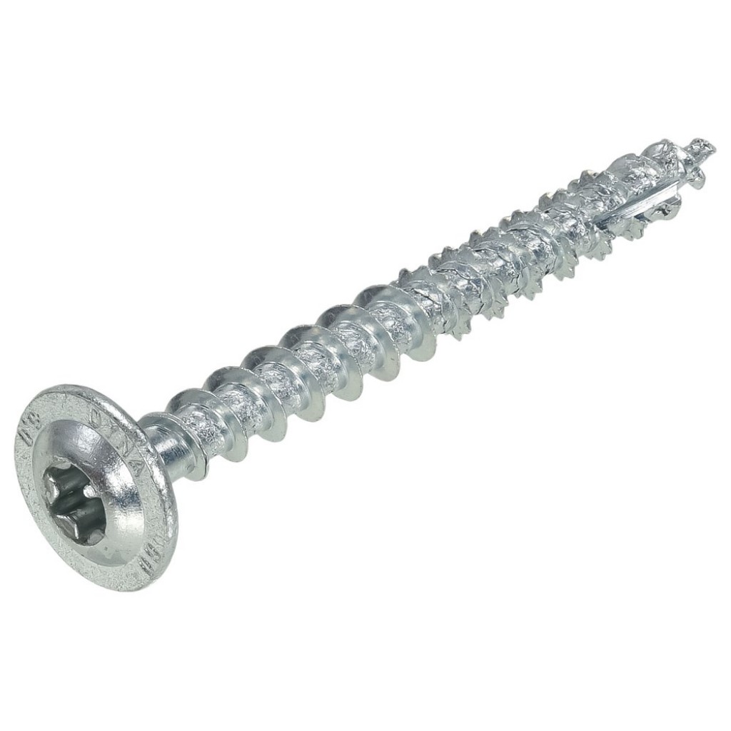 5.0 X 50 HOUTBOUWSCHROEF DYNAPLUS VERZINKT TK TX25
