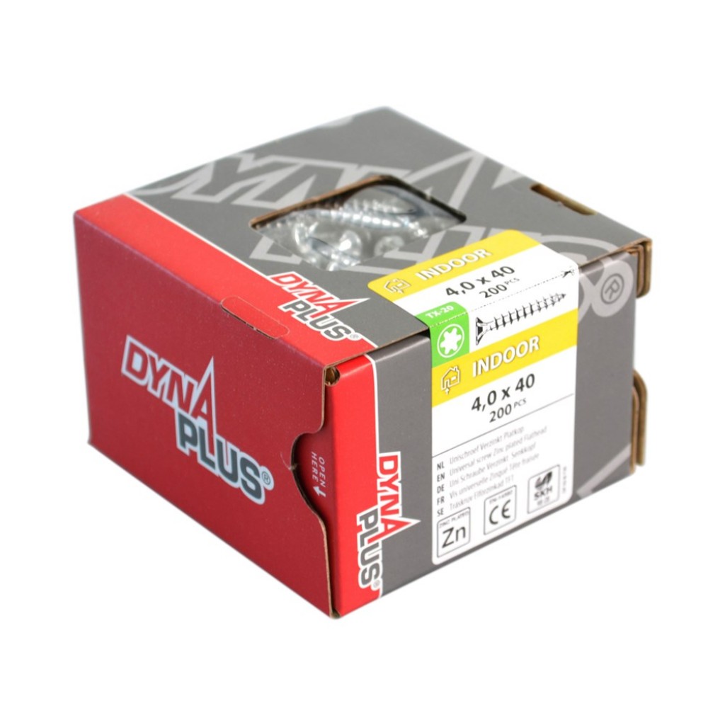 3.0 X 35 UNISCHROEF DYNAPLUS VERZINKT PK TX10