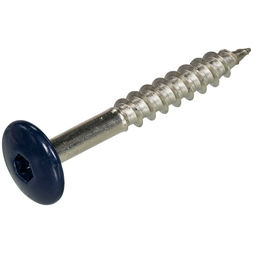 HPL SCHROEF RVS-A2 TX-20 STAALBLAUW RAL5011 4.8X25 (100)