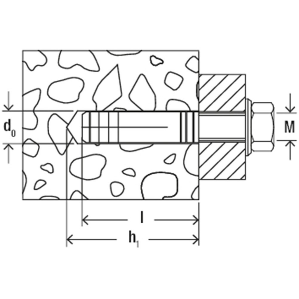 PLUG MESSING MS 10X32 FISCHER