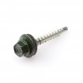 4.8 X 35 PROFIELPLAATSCHROEF ZELFB. VERZ. ALU RING SW-8 RAL6007 GROEN