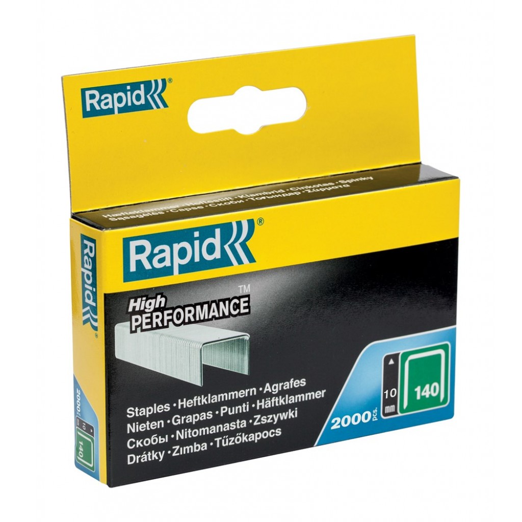 NIETEN RAPID 140/10 MM GEGALVANISEERD 2.000 ST.,