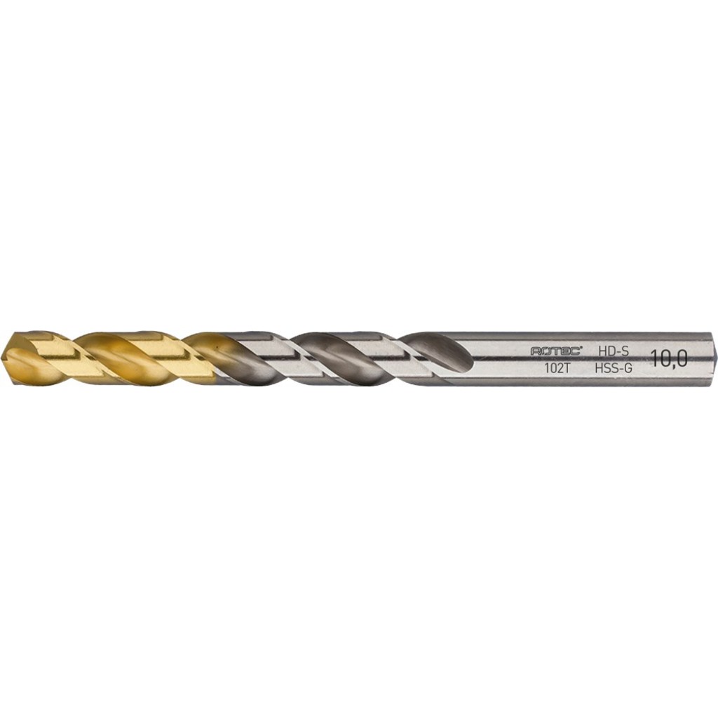METAALBOOR G HSS ROTEC D338, TYPE HD-S, TIN-TOP, ø3.5