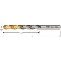 METAALBOOR G HSS ROTEC D338, TYPE HD-S, TIN-TOP, ø3.5