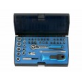 DOPSLEUTELSET 1/4" 37-DLG. D20 KMU-20 UD-PROFIEL GEDORE