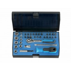 DOPSLEUTELSET 1/4" 37-DLG. D20 KMU-20 UD-PROFIEL GEDORE