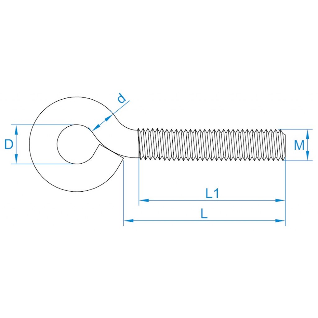SCHROEFOOG GEGALVANISEERD 111G 6X 20
