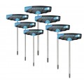 STIFTSLEUTEL 2C T-GREEP SET TORX, 7-DLG. - 2142 TX 007 GEDORE