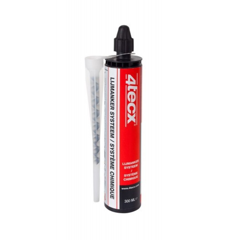 INJECTIE MORTEL STYREENVRIJ VINYLESTER 300ML 4TECX