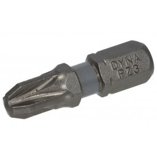 bit dynaplus 25mm pz-3 grijs 10 stuks