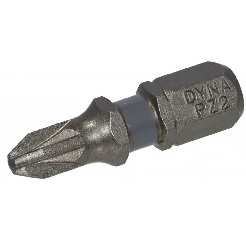 BIT DYNAPLUS SCHROEFBIT 25MM PZ-2 GRIJS