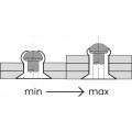 BLINDKLINKNAGEL STANDAARD RVS A2/A2 VK 4.8X08