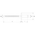 BLINDKLINKNAGEL STANDAARD RVS A2/A2 GBK 4.8X08X14
