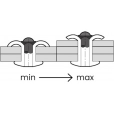 BLINDKLINKNAGEL SPREID ALU/STAAL BK 4.0X18