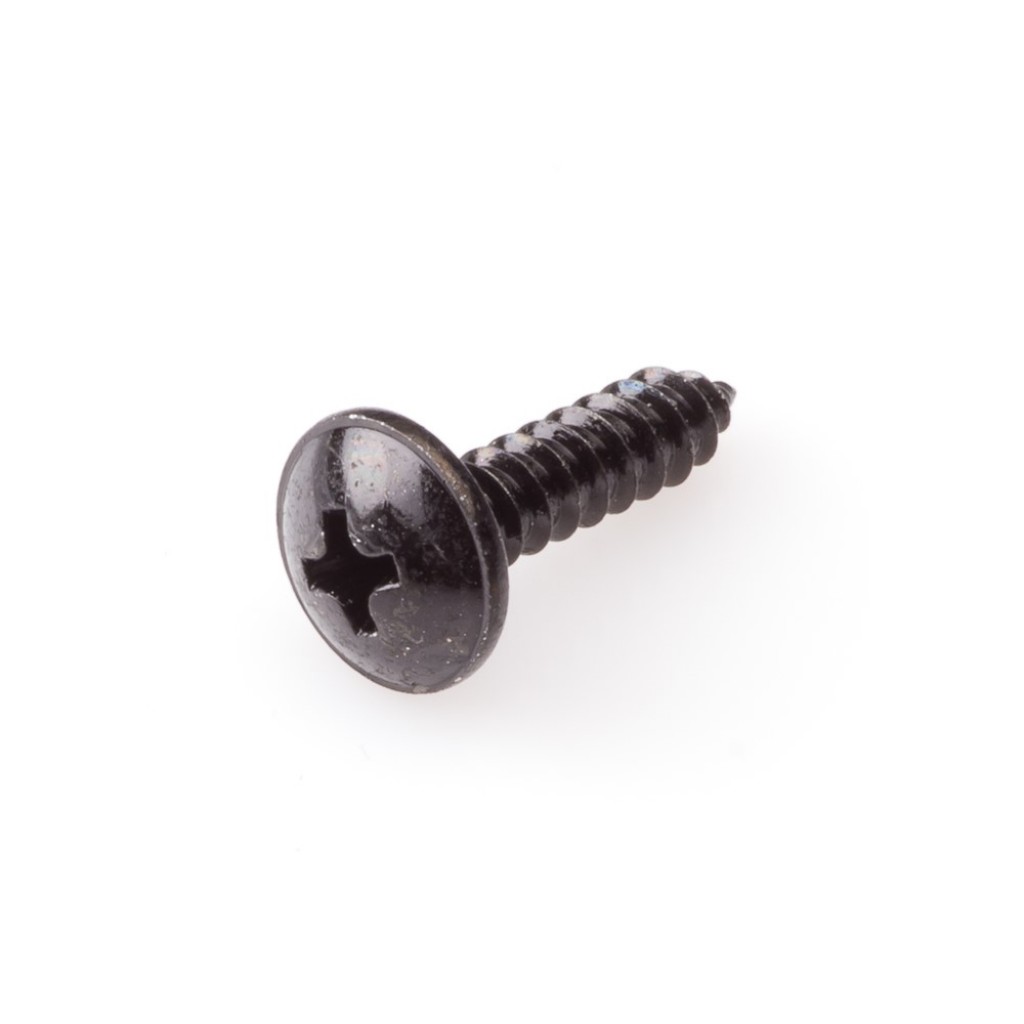 4.2 X 25 PLAATSCHROEF ZWART PH2 BOLKOP+RING D968
