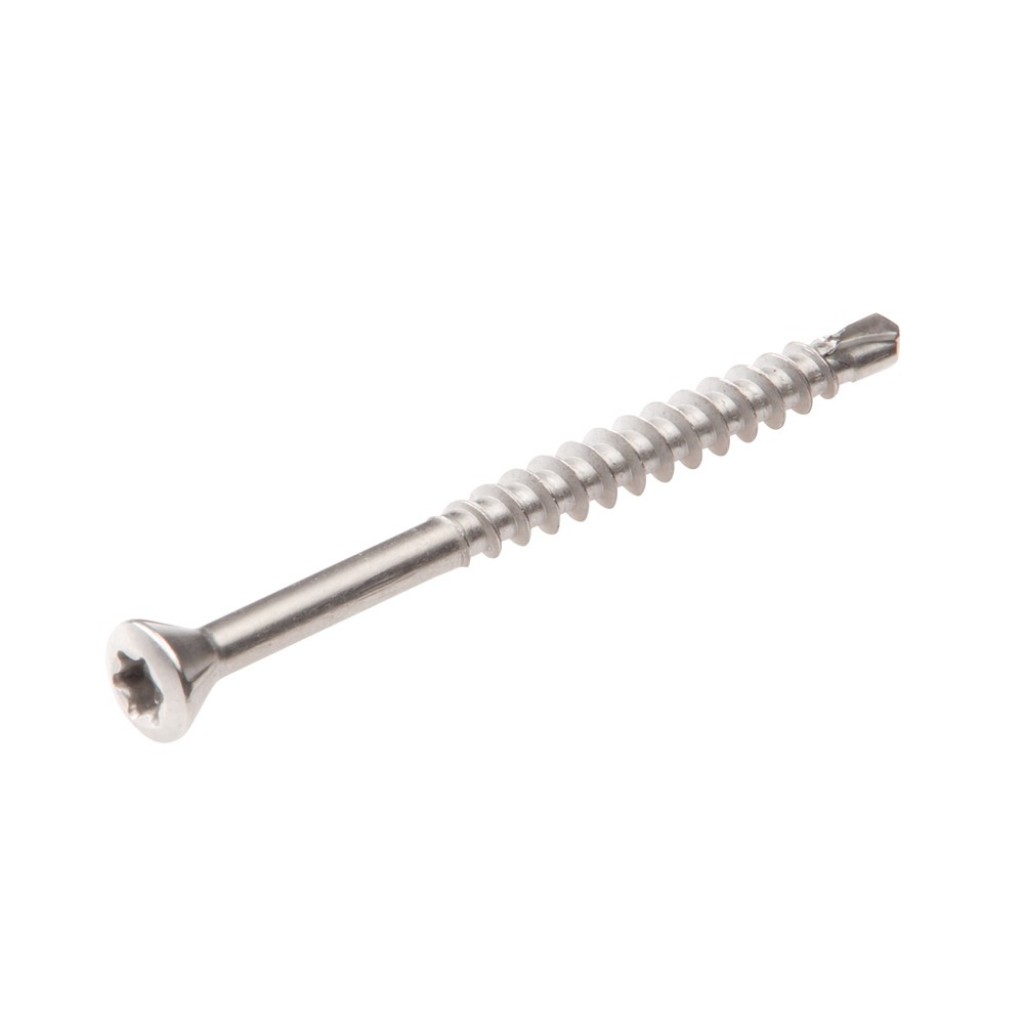 5.0 X 50/30 VLONDERSCHROEF TOPDRILL ZELFB. RVS-410 LK TX25