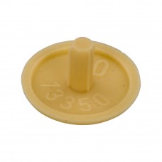 AFDEKKAPJE SPPS MET KOPBORING 12MM RAL1001 BEIGE