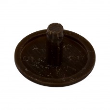 AFDEKKAPJE SPPS MET KOPBORING 12MM RAL8014 BRUIN