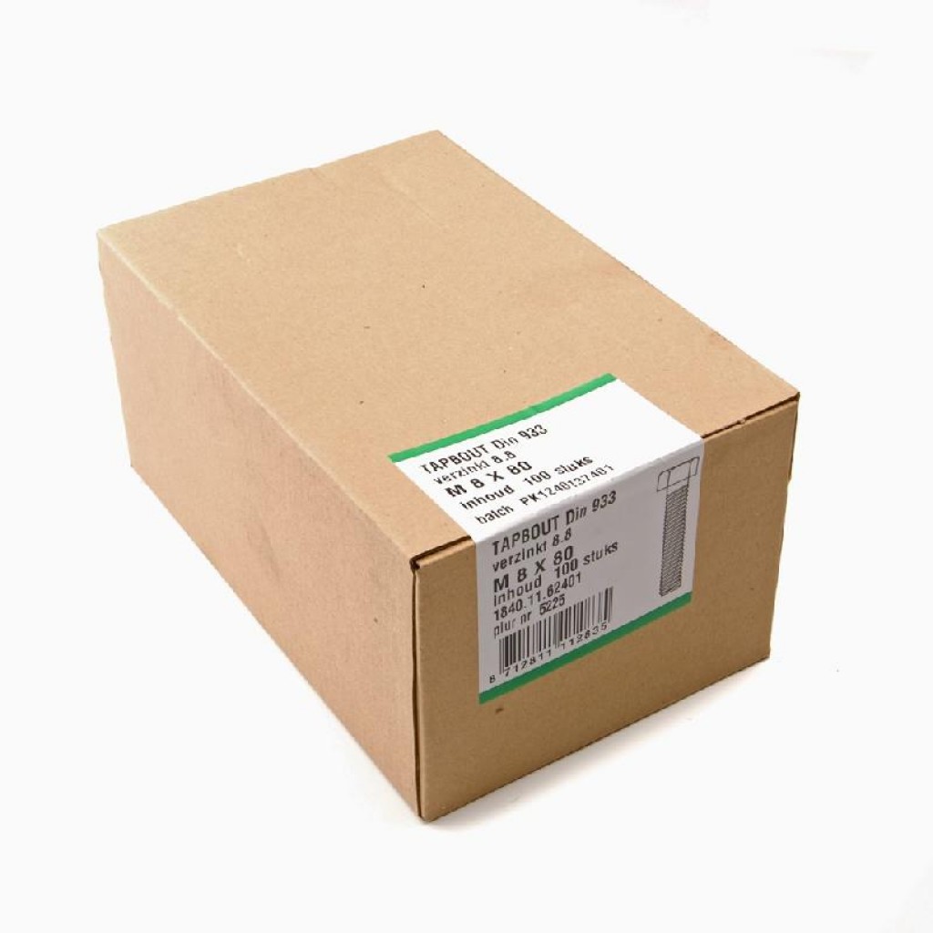 M8 X 20 TAPBOUT VERZINKT 8.8 D933