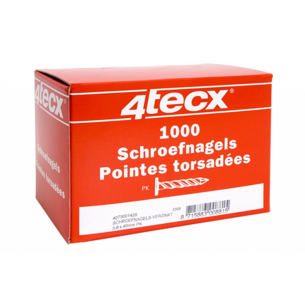 SCHROEFNAGELS.PK.VERZ. 3.8X32 4TECX