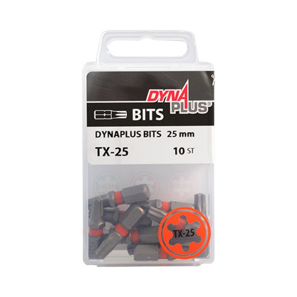 BIT DYNAPLUS SCHROEFBIT 25MM TX-25 ORANJE