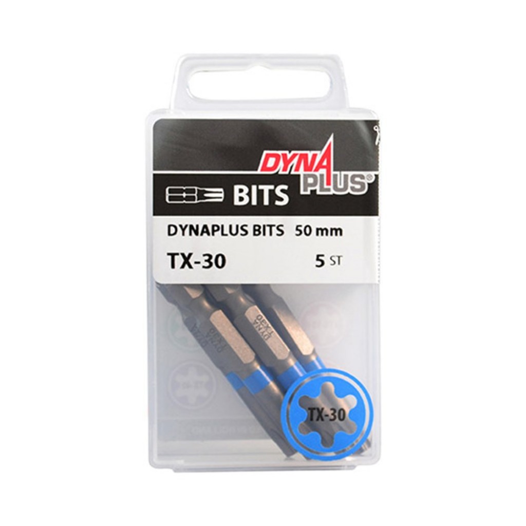 BIT DYNAPLUS SCHROEFBIT 50MM TX-30 BLAUW