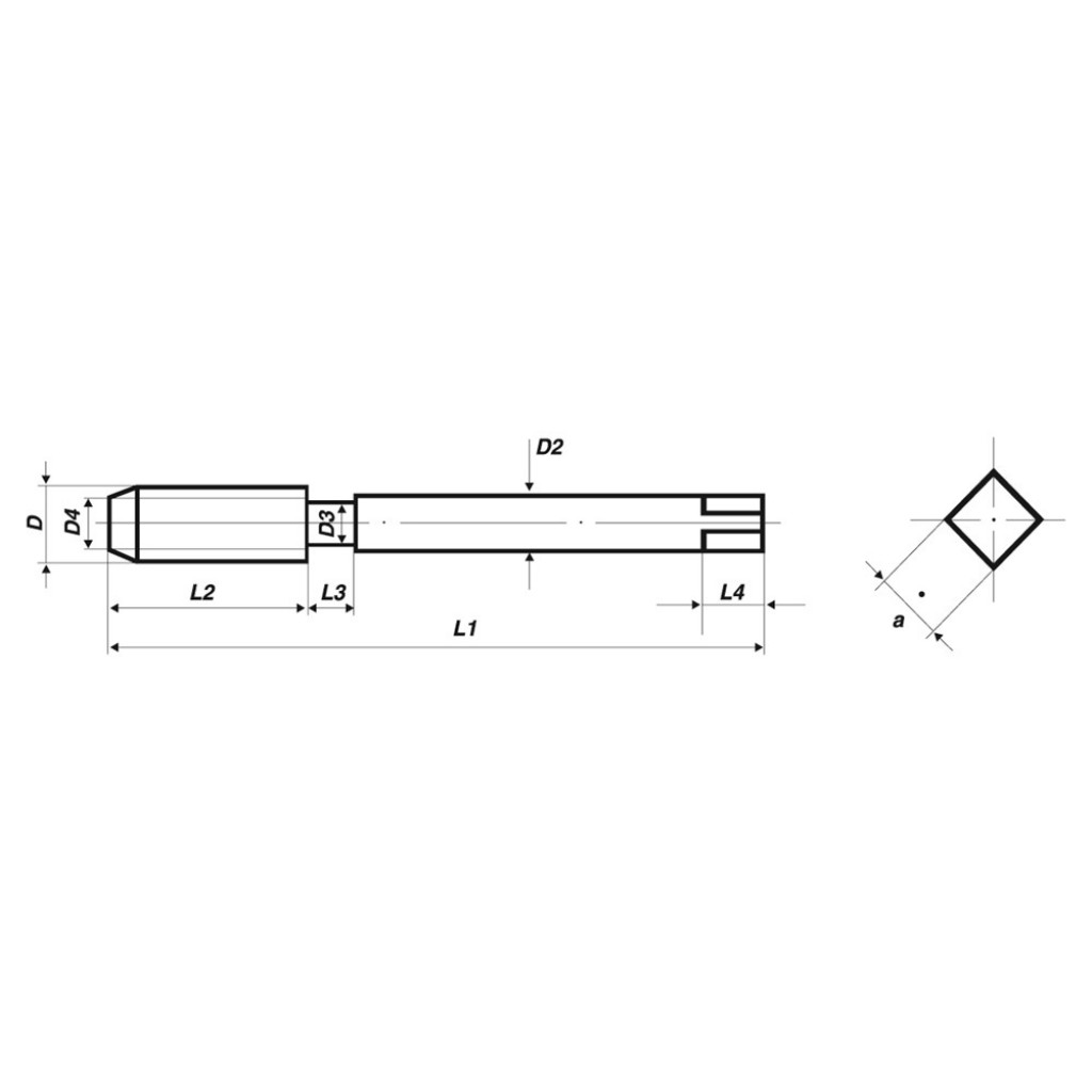 MACHINETAP HSS-E M8 NO:353