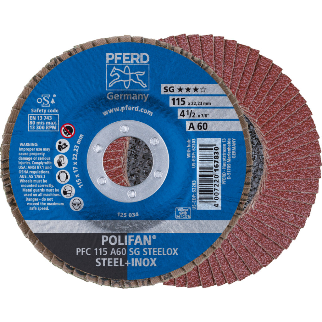 POLIFAN LAMEL PFC 115 A60 SG 22.2 PFERD