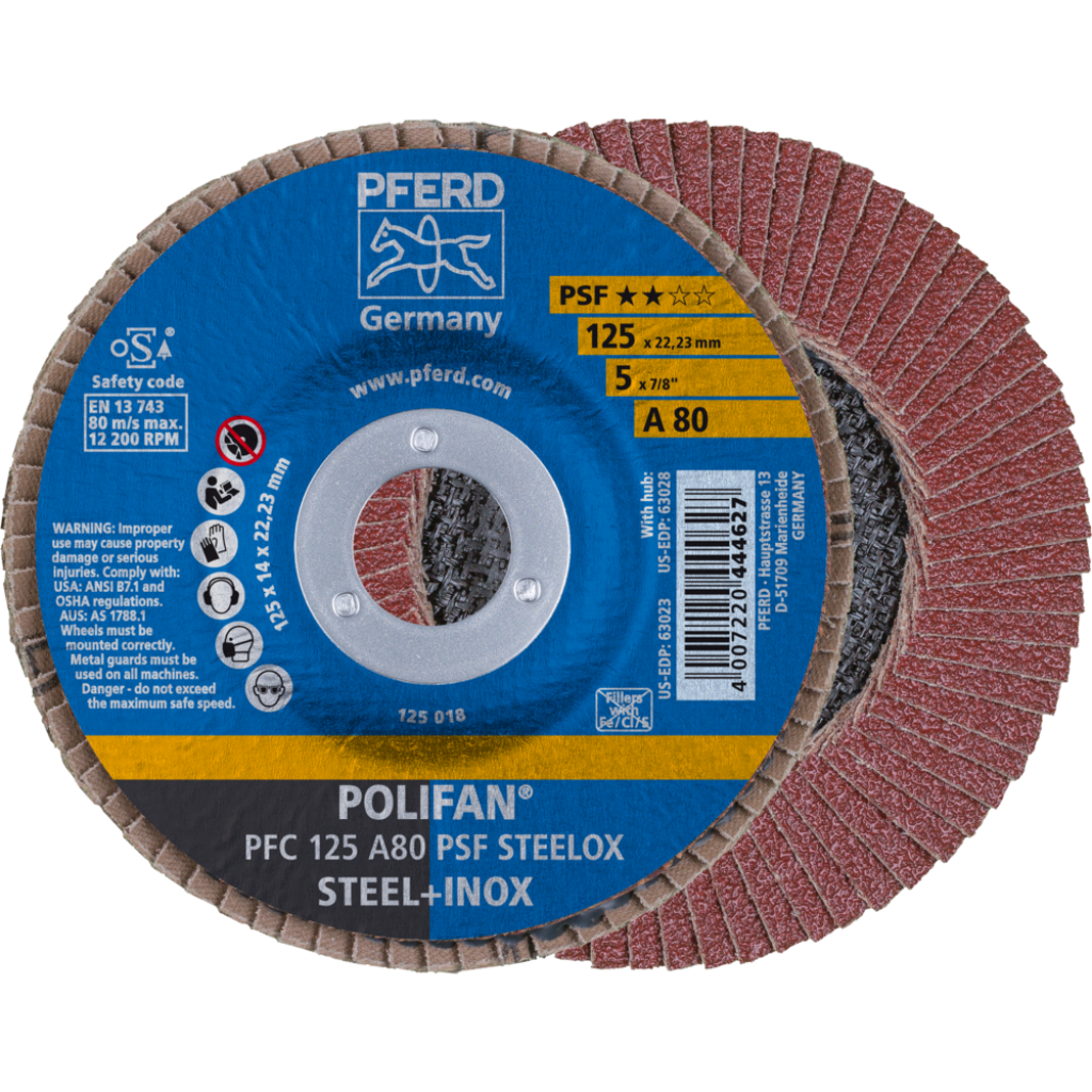 POLIFAN LAMEL PFC 125 A80 PSF 22.2 PFERD