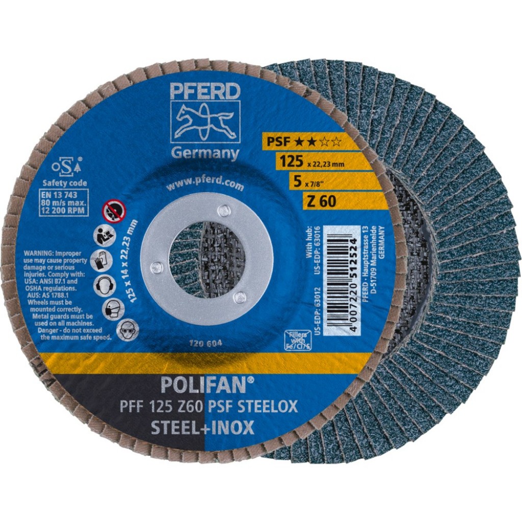 POLIFAN LAMEL PFF 125 Z60 PSF 22.2 PFERD