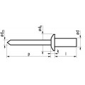 BLINDKLINKNAGEL GAS/WATERDICHT KOPER/A2 BK 3.2X08 +++++