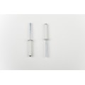 BLINDKLINKNAGEL PLIA ALU/STAAL BK WIT 4.8X10 +++++