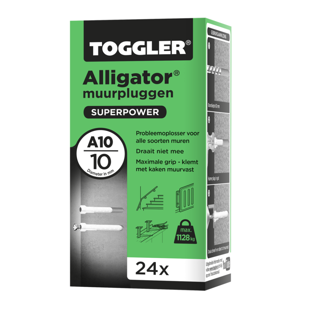 plug alligator A-10 doos 24 stuks